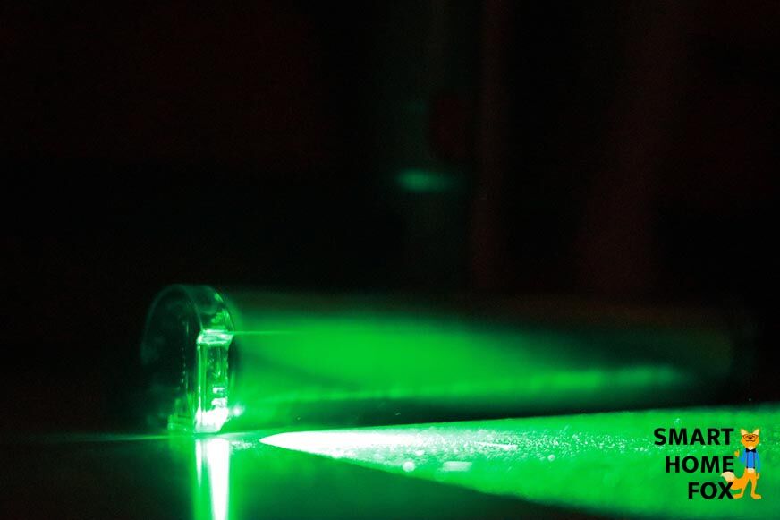 Laser Schmutzerkennung im Dunklen